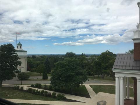 View from dorm window