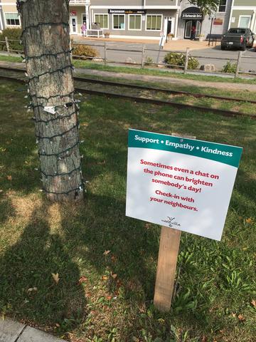 A very canadian sign in wolfville