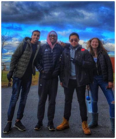 Out and about with friends