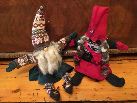 Christmas dolls made by gina