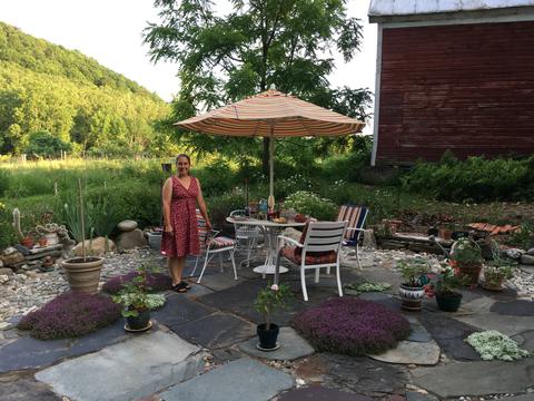 The patio was very popular this summer